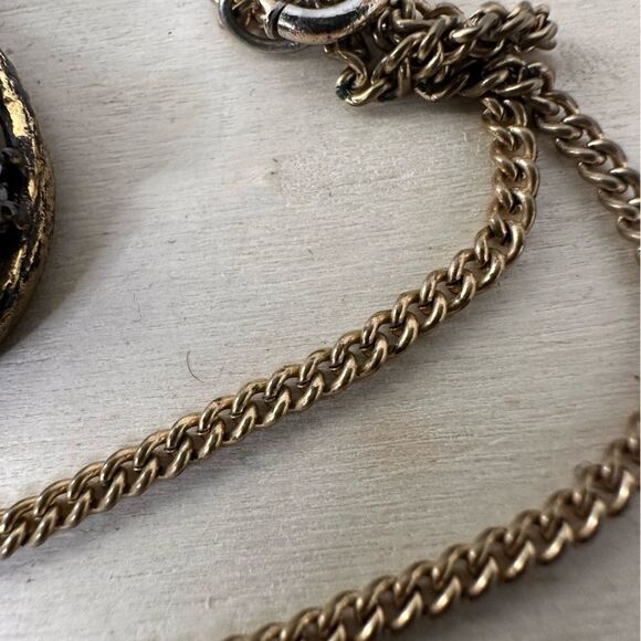 Vintage Regency Revival Filigree And Rhinestone Dainty Necklace - Picture 2 of 7